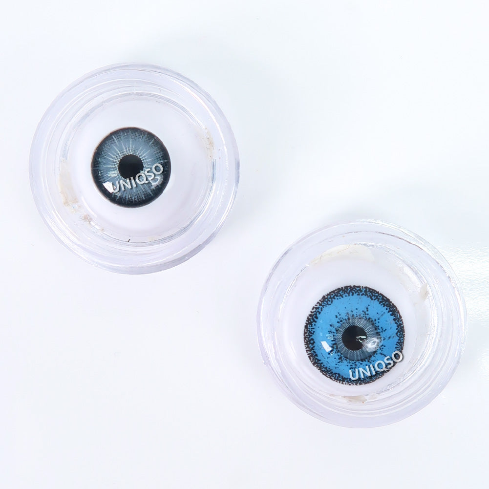 Kazzue Vivid Brilliant Blue (1 lens/pack)-Colored Contacts-UNIQSO UK