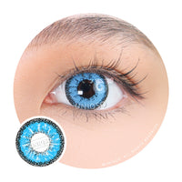 Kazzue Vivid Brilliant Blue (1 lens/pack)-Colored Contacts-UNIQSO UK
