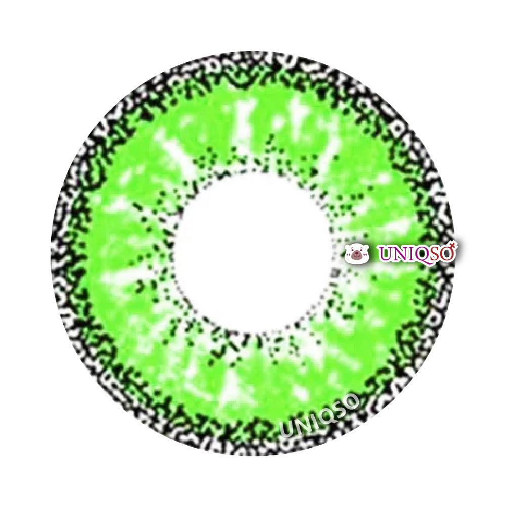 Kazzue Vivid Brilliant Green (1 lens/pack)-Colored Contacts-UNIQSO UK