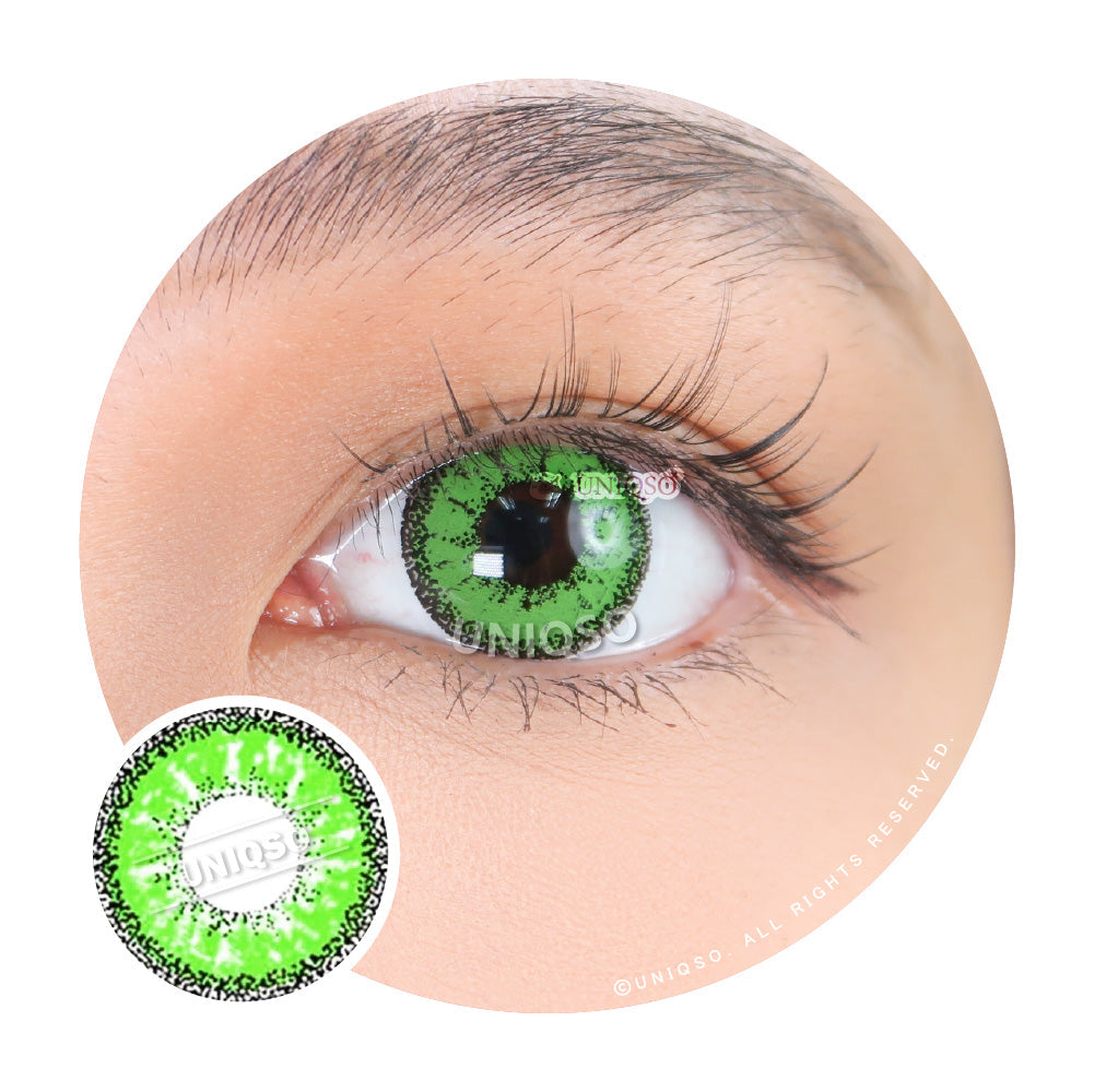 Kazzue Vivid Brilliant Green (1 lens/pack)-Colored Contacts-UNIQSO UK