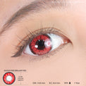 Kazzue Vivid Brilliant Red (1 lens/pack)-Colored Contacts-UNIQSO UK