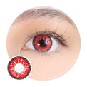 Kazzue Vivid Brilliant Red (1 lens/pack)-Colored Contacts-UNIQSO UK