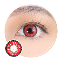 Kazzue Vivid Brilliant Red (1 lens/pack)-Colored Contacts-UNIQSO UK