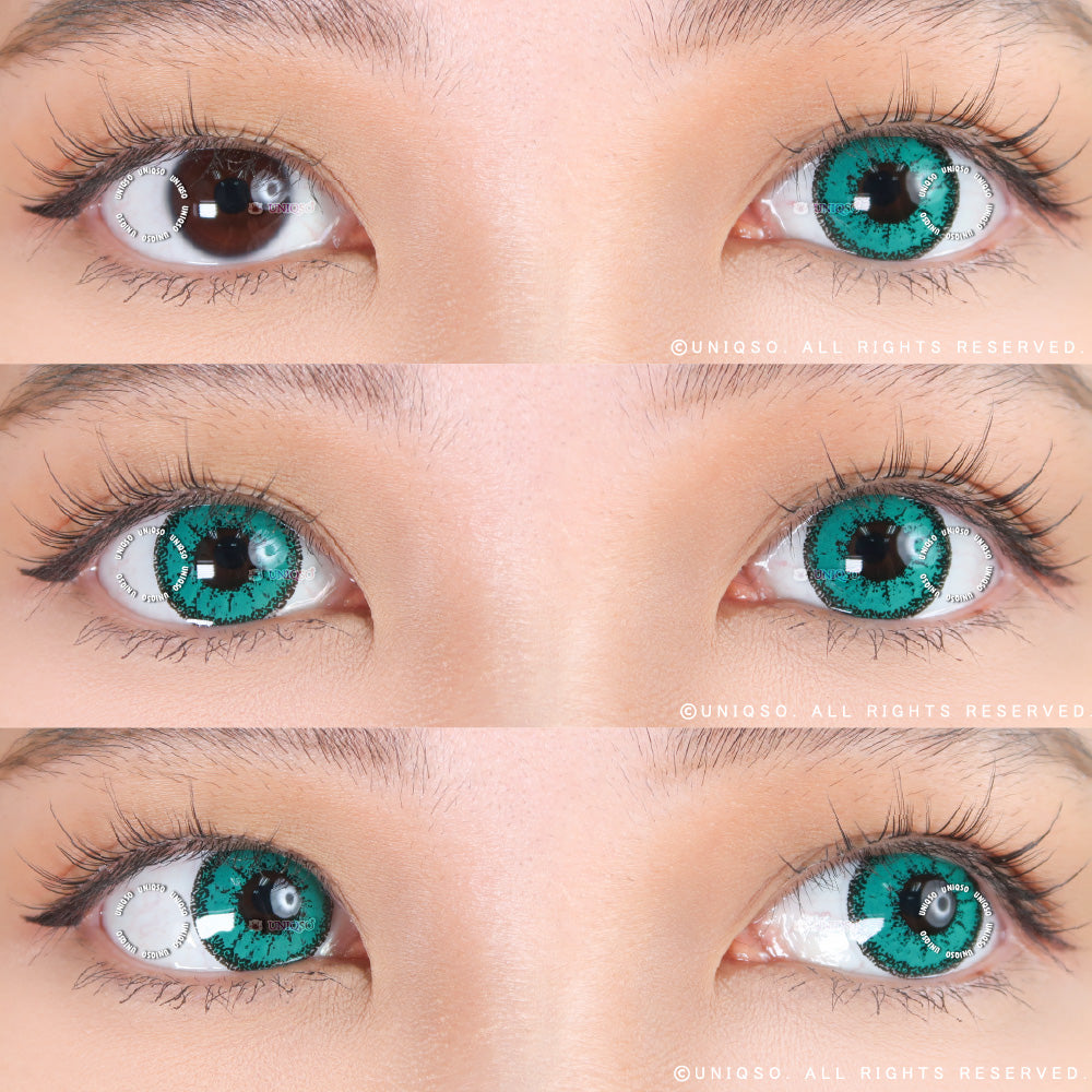 Kazzue Vivid Brilliant Turquoise (1 lens/pack)-Colored Contacts-UNIQSO UK