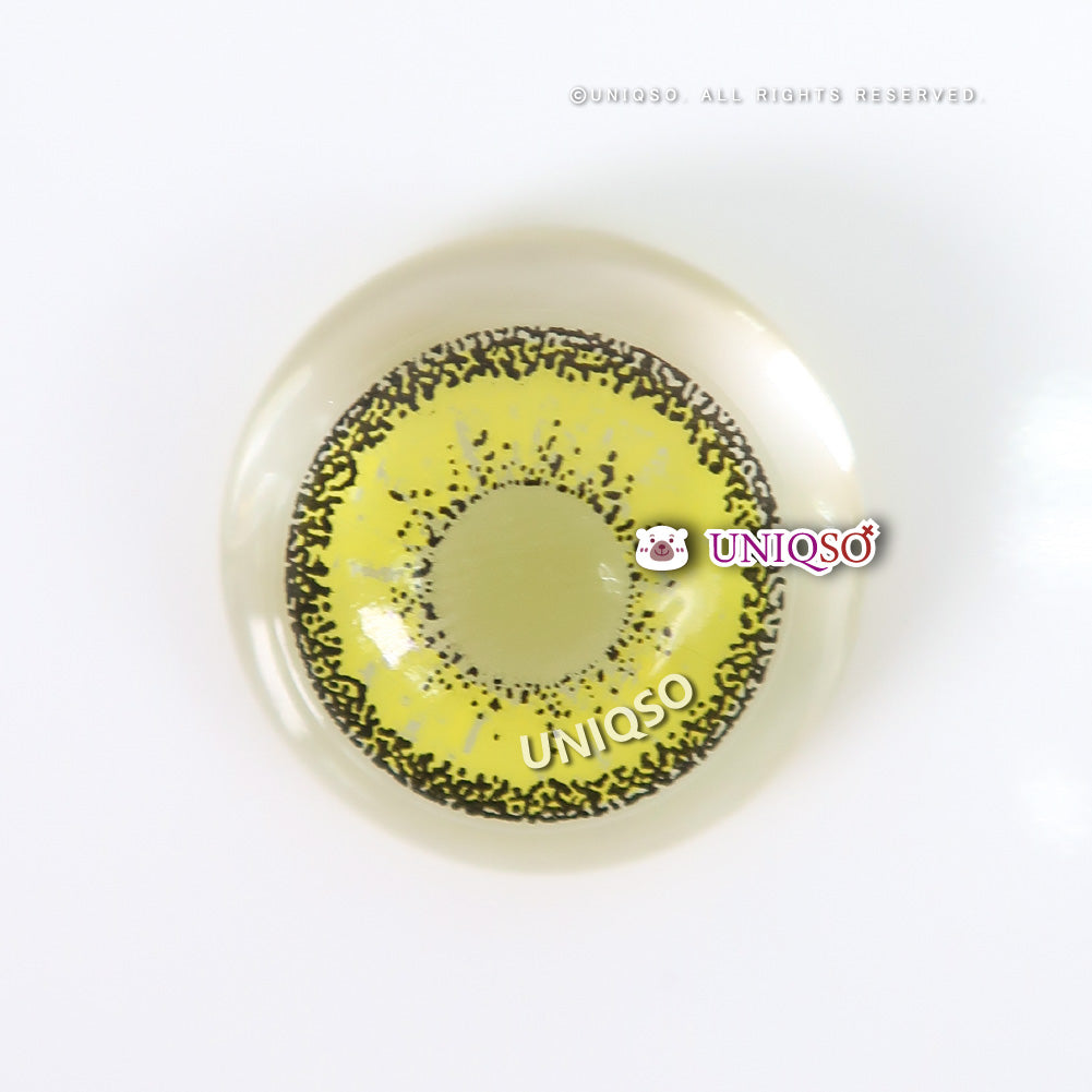 Kazzue Vivid Brilliant Yellow (1 lens/pack)-Colored Contacts-UNIQSO UK