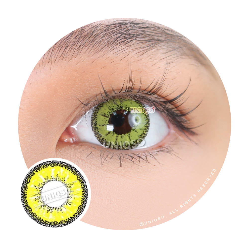 Kazzue Vivid Brilliant Yellow (1 lens/pack)-Colored Contacts-UNIQSO UK