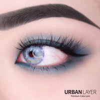 Urban Layer Las Vegas FE Ash Blue (1 lens/pack)-Colored Contacts-UNIQSO