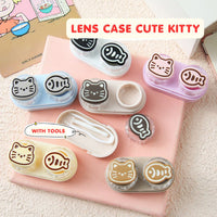 Lens Case Travel Kit - Cute Kitty-Lens Case-UNIQSO UK