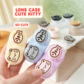 Lens Case Travel Kit - Cute Kitty-Lens Case-UNIQSO UK