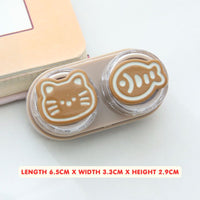 Lens Case Travel Kit - Cute Kitty-Lens Case-UNIQSO UK