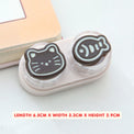 Lens Case Travel Kit - Cute Kitty-Lens Case-UNIQSO UK