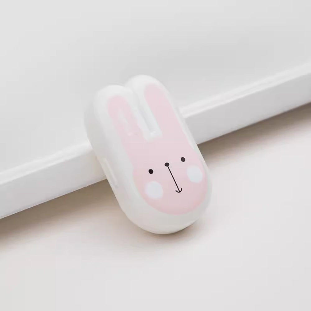 Lens Case Travel Kit - Cute Long Ears Bunny-Lens Case-UNIQSO UK