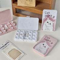 Lens Case Travel Kit - Happy Kitty-Lens Case-UNIQSO UK