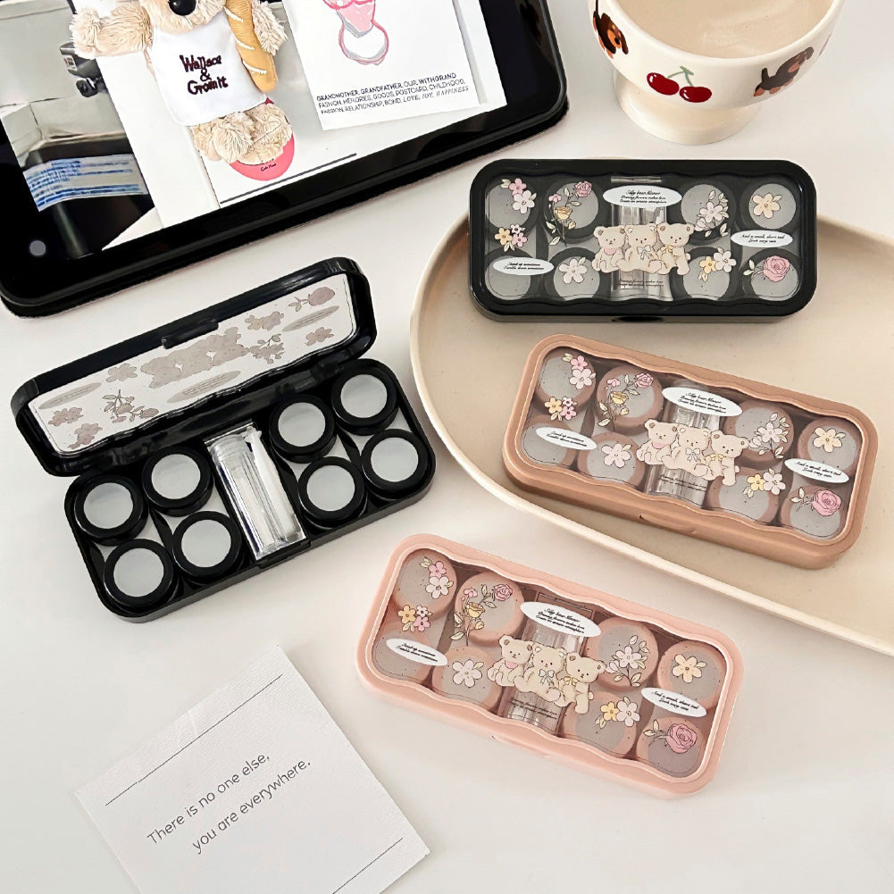 Lens Case Travel Kit - Mochi Bear-Lens Case-UNIQSO UK