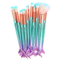 Mermaid Makeup Brushes-Makeup Brushes-UNIQSO UK