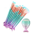 Mermaid Makeup Brushes-Makeup Brushes-UNIQSO UK