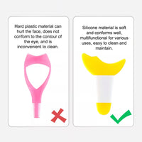 Multifunctional Eye Makeup Tool For Eyeliner, Eyeshadow, Mascara, Lower Lashes Shield-Eye Makeup Tool-UNIQSO UK