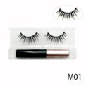 Natural Long Faux Mink Magnetic Eyelashes With Eyeliner-Magnetic Eyelash-UNIQSO UK