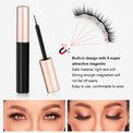 Natural Long Faux Mink Magnetic Eyelashes With Eyeliner-Magnetic Eyelash-UNIQSO UK