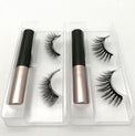 Natural Long Faux Mink Magnetic Eyelashes With Eyeliner-Magnetic Eyelash-UNIQSO UK
