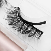 Natural Long Faux Mink Magnetic Eyelashes With Eyeliner-Magnetic Eyelash-UNIQSO UK