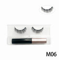 Natural Long Faux Mink Magnetic Eyelashes With Eyeliner-Magnetic Eyelash-UNIQSO UK