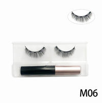 Natural Long Faux Mink Magnetic Eyelashes With Eyeliner-Magnetic Eyelash-UNIQSO UK