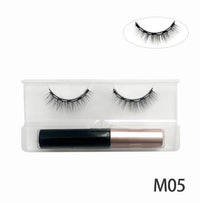 Natural Long Faux Mink Magnetic Eyelashes With Eyeliner-Magnetic Eyelash-UNIQSO UK