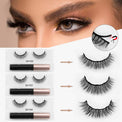 Natural Long Faux Mink Magnetic Eyelashes With Eyeliner-Magnetic Eyelash-UNIQSO UK