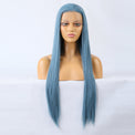 Premium Wig - Charming Victoria Long Straight Blue Hair Wigs-Lace Front Wig-UNIQSO UK