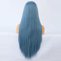 Premium Wig - Charming Victoria Long Straight Blue Hair Wigs-Lace Front Wig-UNIQSO UK