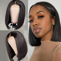 Premium Wig - Classy Chic Front Lace Middle Part Bob-Lace Front Wig-UNIQSO UK