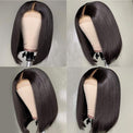 Premium Wig - Classy Chic Front Lace Middle Part Bob-Lace Front Wig-UNIQSO UK