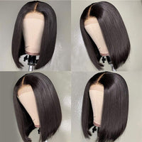 Premium Wig - Classy Chic Front Lace Middle Part Bob-Lace Front Wig-UNIQSO UK