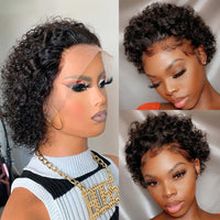 Premium Wig - Dinky Front Lace Short Pixie Hair Wig-Lace Front Wig-UNIQSO UK