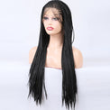 Premium Wig - Elvira Front Lace Long Braided Wigs-Lace Front Wig-UNIQSO UK