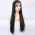 Premium Wig - Elvira Front Lace Long Braided Wigs-Lace Front Wig-UNIQSO UK