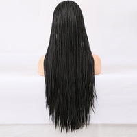 Premium Wig - Elvira Front Lace Long Braided Wigs-Lace Front Wig-UNIQSO UK