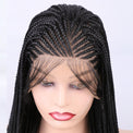 Premium Wig - Elvira Front Lace Long Braided Wigs-Lace Front Wig-UNIQSO UK