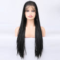 Premium Wig - Elvira Front Lace Long Braided Wigs-Lace Front Wig-UNIQSO UK
