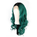 Premium Wig - Emerald Green Sleek Extra Long Lace Front Wig-Lace Front Wig-UNIQSO UK