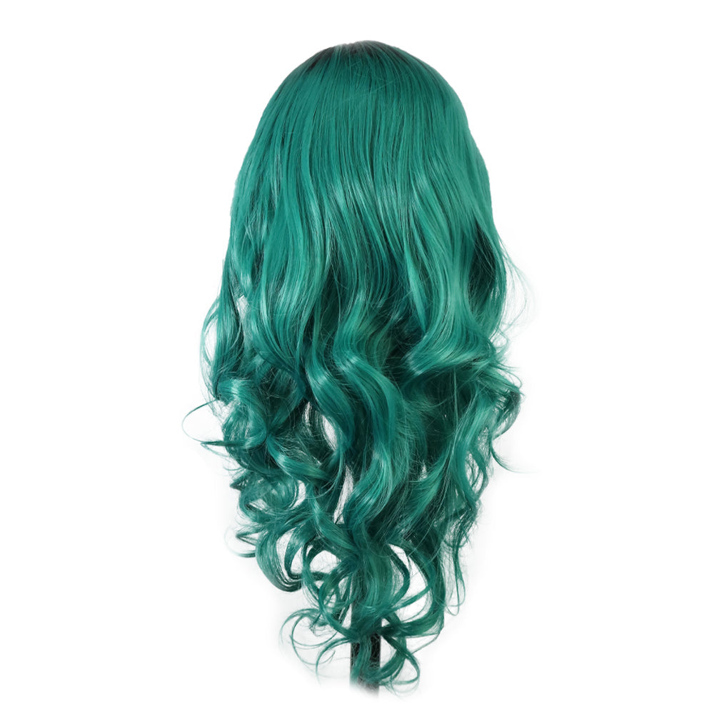 Premium Wig - Emerald Green Sleek Extra Long Lace Front Wig-Lace Front Wig-UNIQSO UK