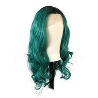 Premium Wig - Emerald Green Sleek Extra Long Lace Front Wig-Lace Front Wig-UNIQSO UK