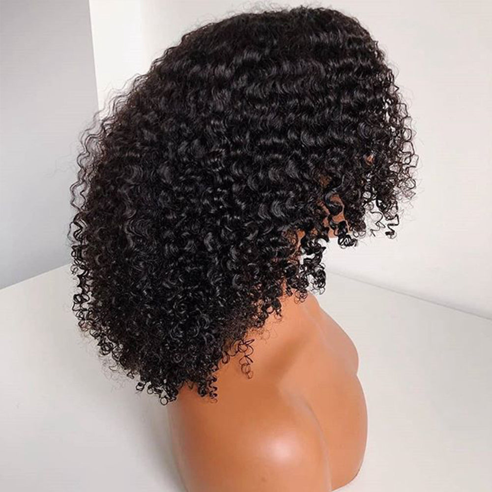 Premium Wig - Kicky Locks Small Curly Front Lace Wig-Lace Front Wig-UNIQSO UK