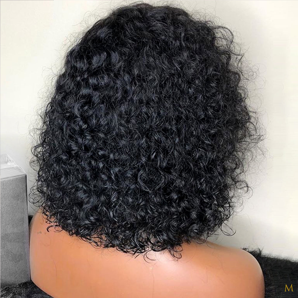 Premium Wig - Kicky Locks Small Curly Front Lace Wig-Lace Front Wig-UNIQSO UK