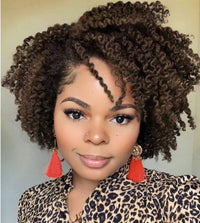 Premium Wig - Sheen Curls African Female Lace Wig-Lace Front Wig-UNIQSO UK
