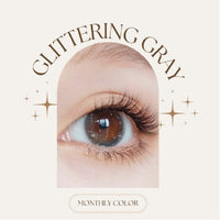 SEED Monthly Color Lens UV - Glittering Gray-Colored Contacts-UNIQSO UK