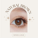 SEED Monthly Color Lens UV - Natural Bown-Colored Contacts-UNIQSO UK