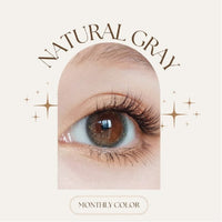 SEED Monthly Color Lens UV - Natural Gray-Colored Contacts-UNIQSO UK