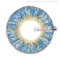 Sweety 3 Tones Blue (1 lens/pack)-Colored Contacts-UNIQSO UK